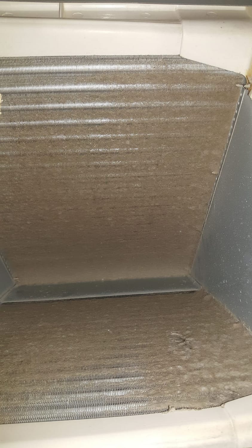 dirty air duct